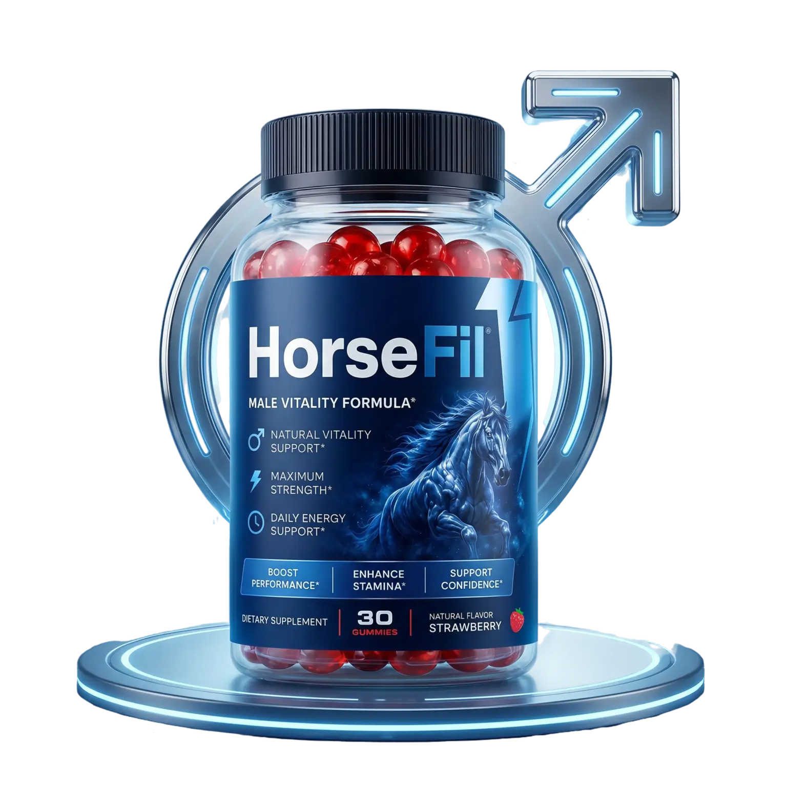 HorseFil supplement bottle